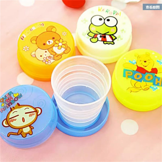 (NW000211) PortablePlastic Magic Glass for kids - Water Drinking Mug for Traveling, &amp; School (random color)