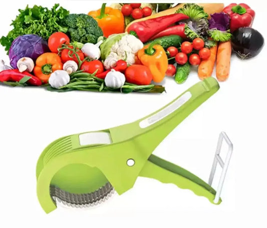 Multi Veg Cutter Effortless Precision for Vegetables &amp; Fruits Slicing and Dicing (random color)