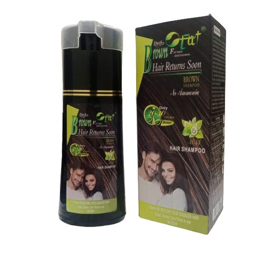 Dark Brown Hair Color Dye Shampoo - 200ml