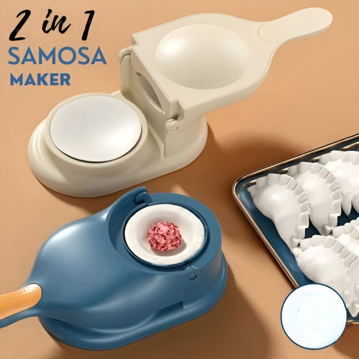 2 IN 1 DUMPLING MAKER OR SAMOSA MAKER high quality imported dumpling (Random Color)