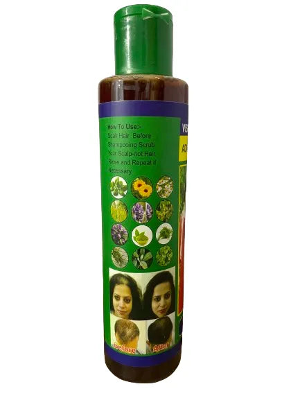 Pack of 2 Adivasi Hair Oil 120 ml + Adivasi Hair shampoo 200ml (Without box)